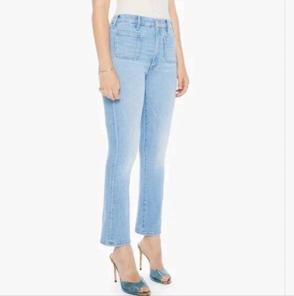 Mother Jeans Hustler Patch Pocket Ankle Women's Size 34 - Picture 2 of 9